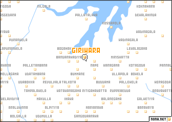 map of Giriwara