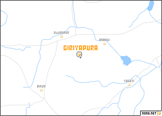 map of Giriyāpura
