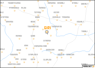 map of Giri