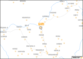 map of Giri