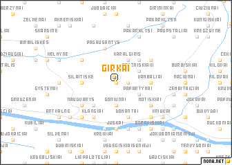 map of Girkai