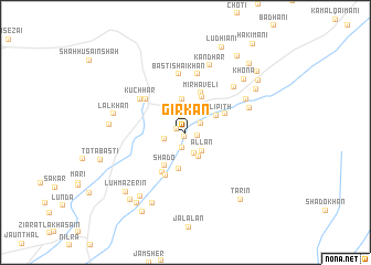 map of Girkan