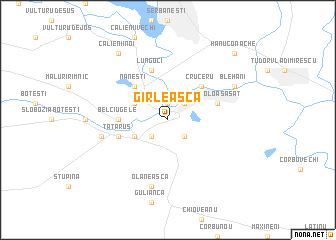 map of Gîrleasca