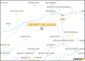 map of Girmont-Val-dʼAjol