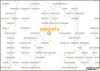 map of Gîrnicetu