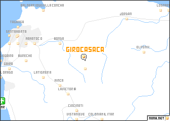 map of Girocasaca