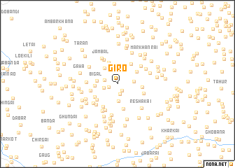 map of Giro