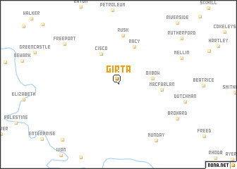 map of Girta