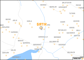 map of Girtik