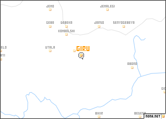 map of Gīru