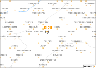 map of Gīrū