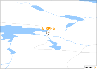 map of Girvas