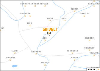 map of Girveli