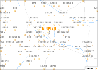 map of Girviza