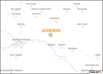 map of Gisakovo