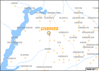 map of Gisankro