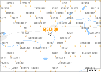 map of Gischow