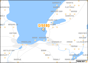 map of Gisebo