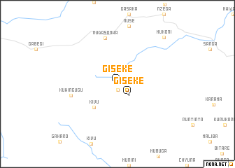 map of Giseke