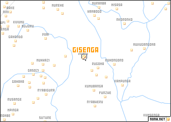 map of Gisenga
