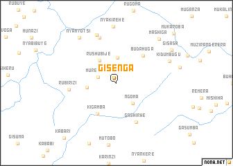 map of Gisenga