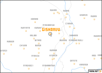 map of Gishamvu