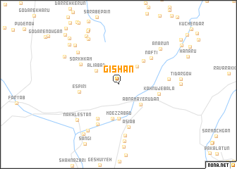 map of Gīshān