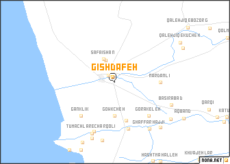 map of Gīsh Dafeh