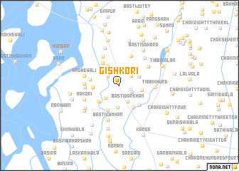 map of Gishkori