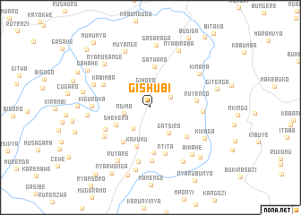 map of Gishubi