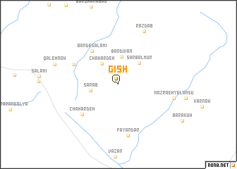 map of Gīsh
