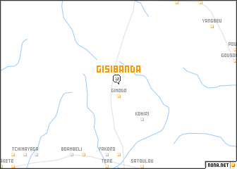 map of Gisibanda