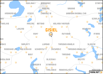 map of Gisiel