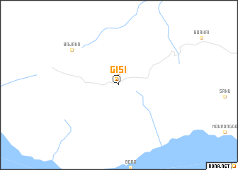 map of Gisi