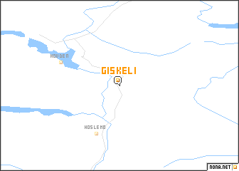 map of Giskeli