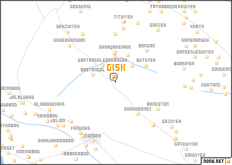 map of Gīsk