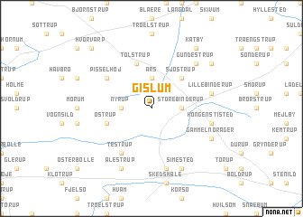 map of Gislum