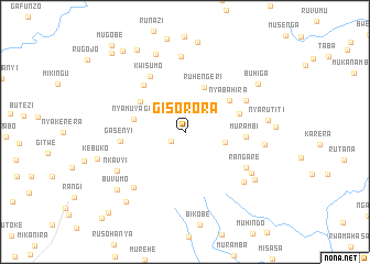 map of Gisorora