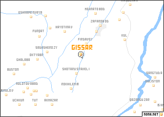 map of Gissar