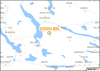 map of Gisselbol