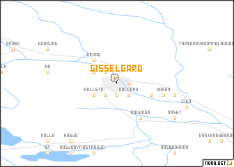 map of Gisselgård