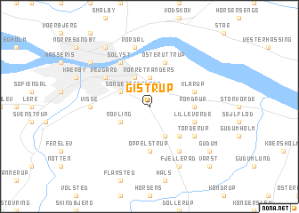 map of Gistrup