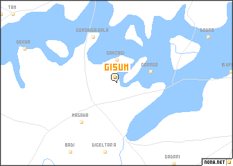 map of Gisum