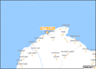 map of Gitagun