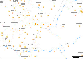 map of Gitanganika