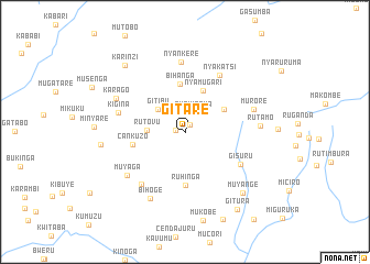 map of Gitare