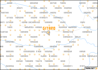 map of Gitaro
