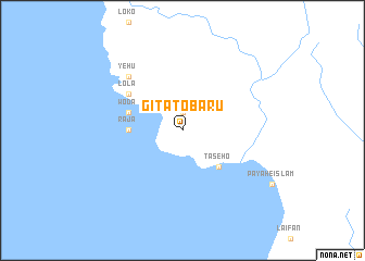 map of Gitatobaru