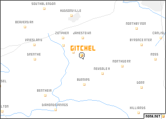 map of Gitchel