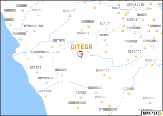 map of Gitega